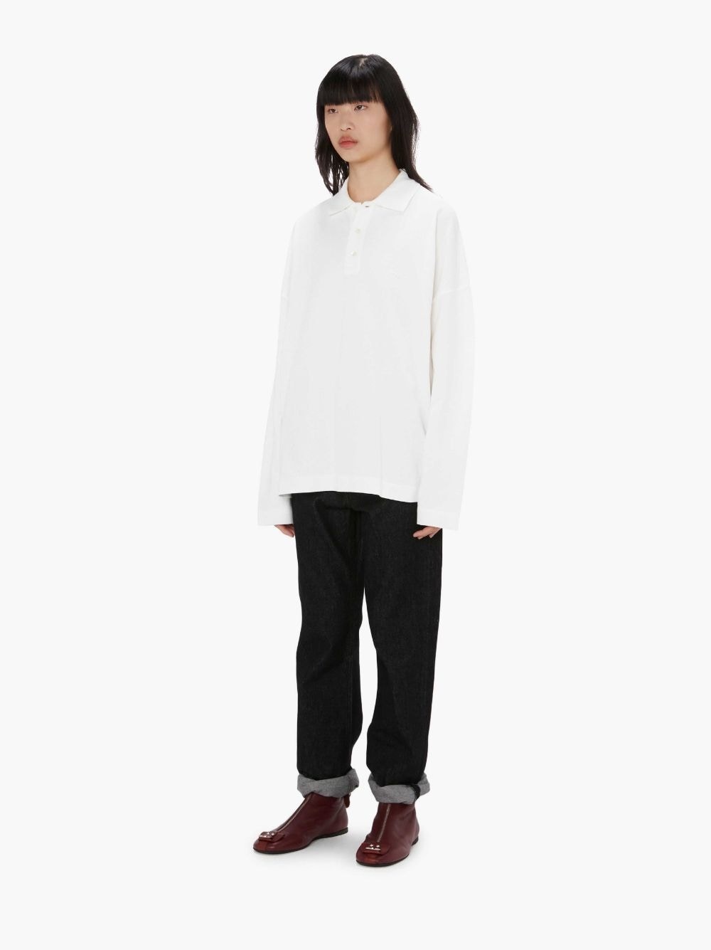 A.P.C. X JW ANDERSON - POLO MURRAY - LONG SLEEVE POLO SHIRT - 5