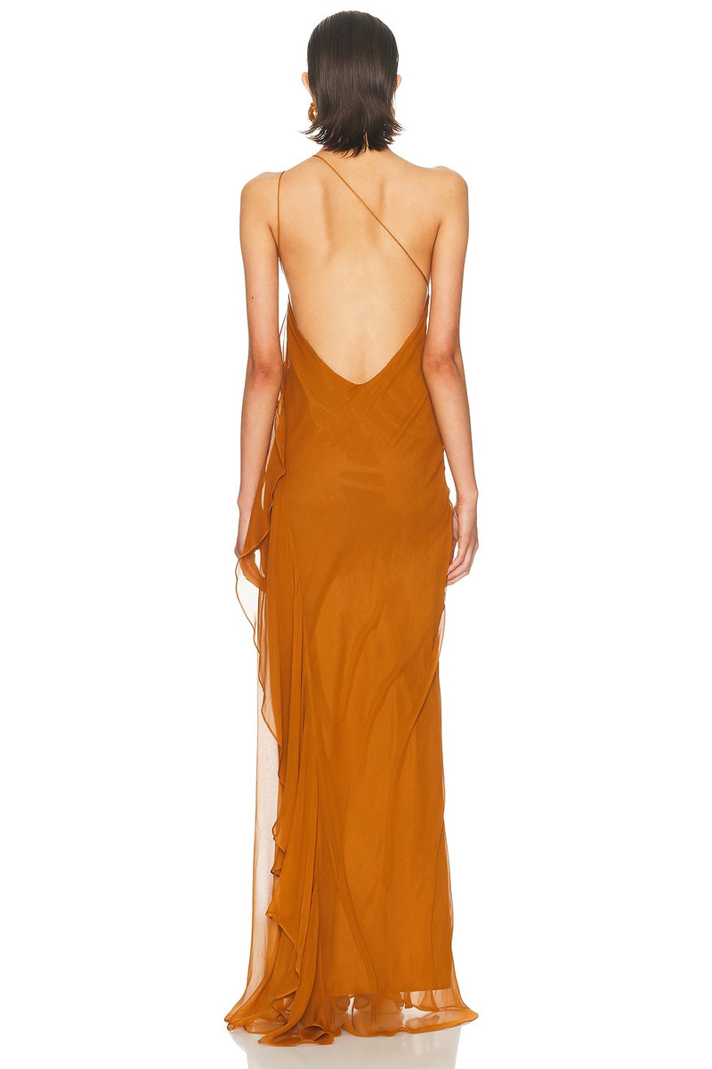 THE SEI One Shoulder Ruffle Gown outlook