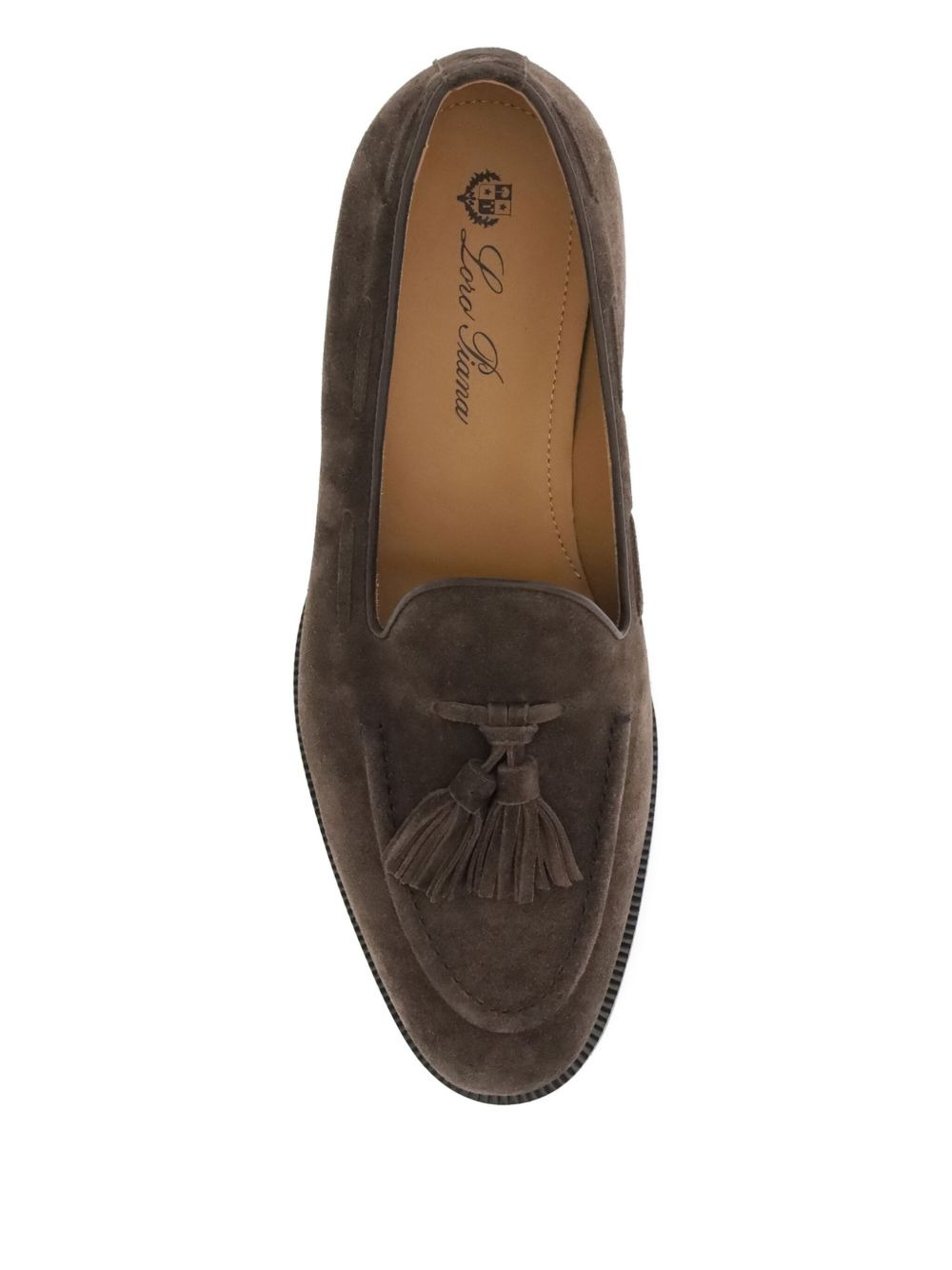tassel suede loafers - 4