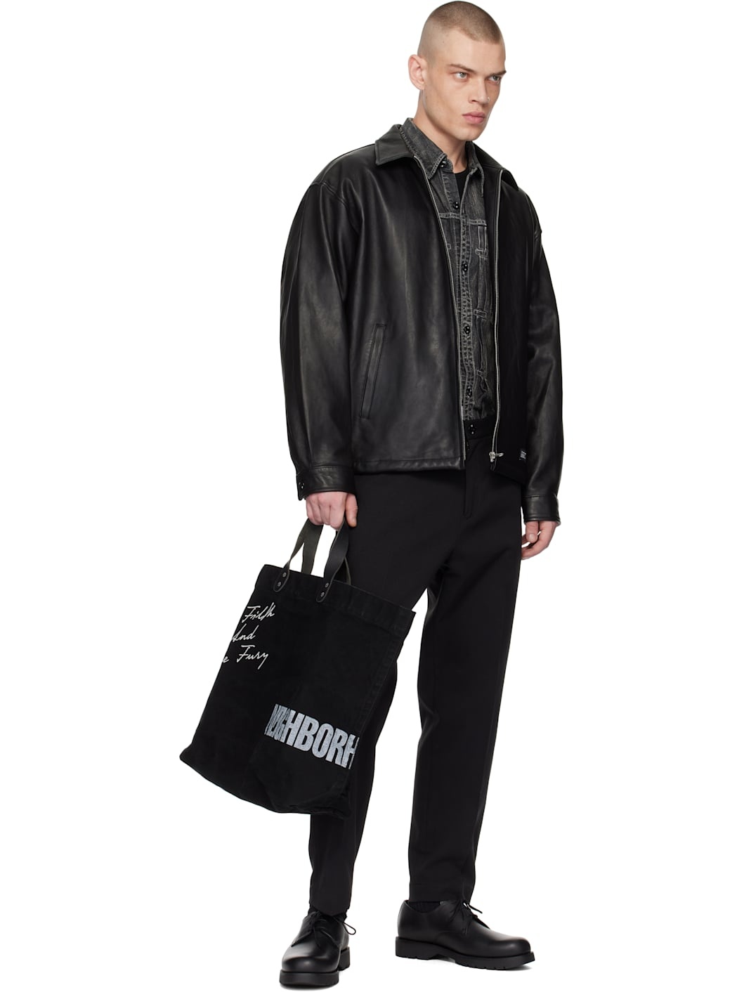 Black Ankle Trousers - 4