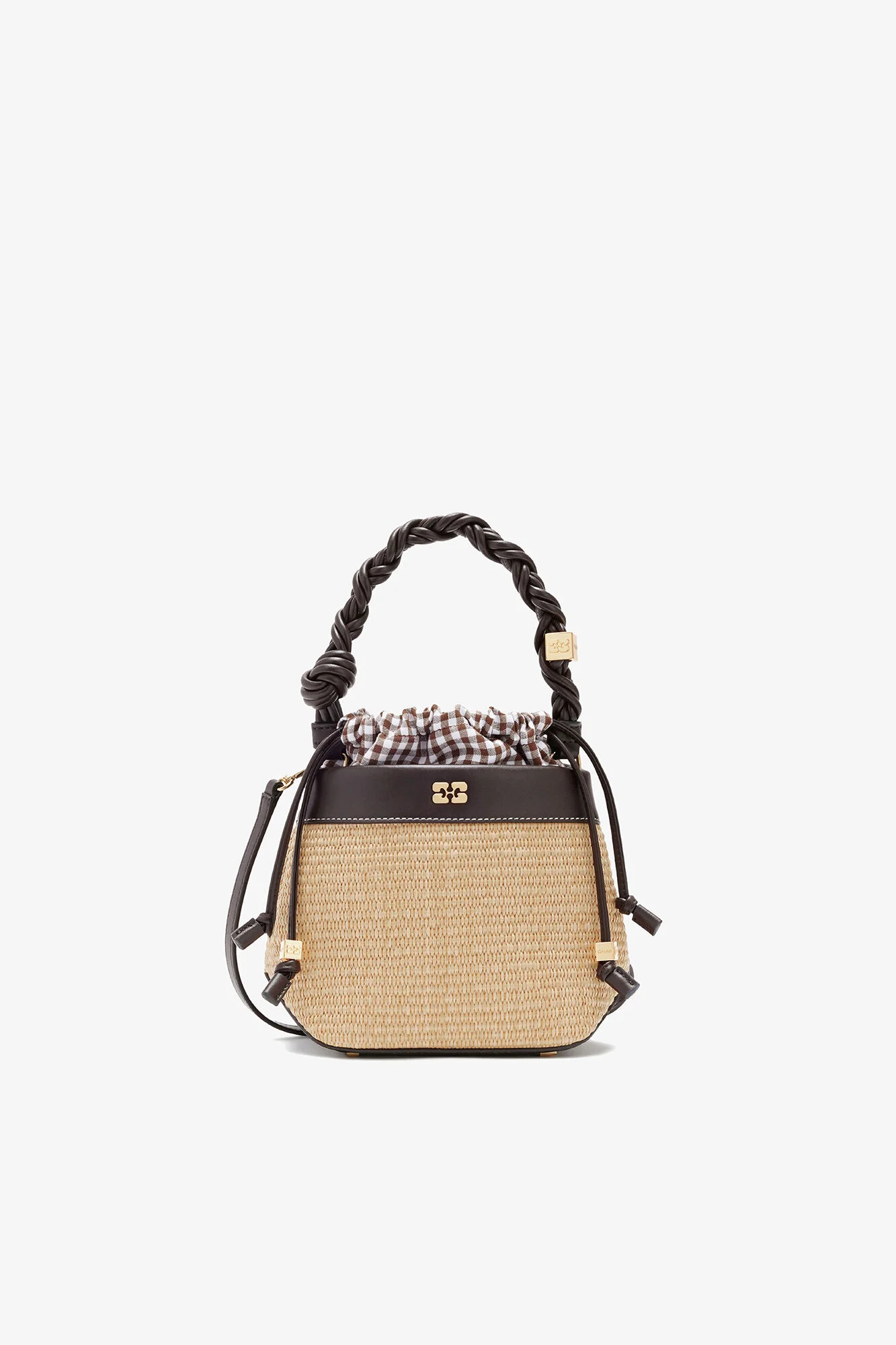 BOU BUCKET BAG IN STRAW - 1
