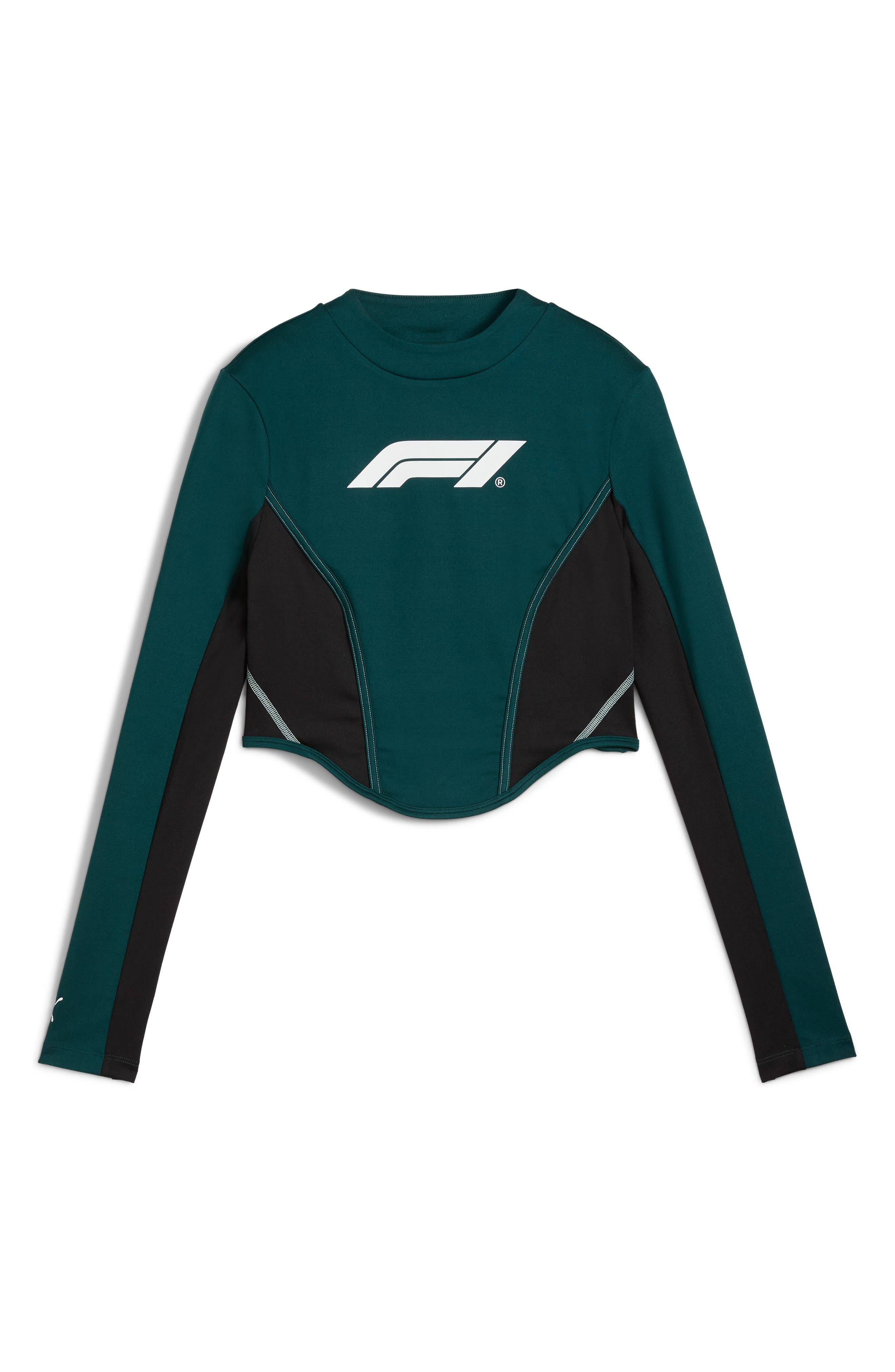 PUMA Formula 1® Long Sleeve Racing Top in Green Terrain at Nordstrom - 3