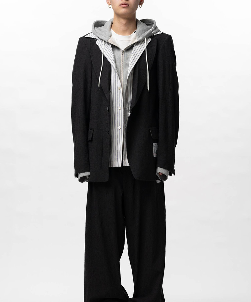 Mix Layered Wool Jacket 3