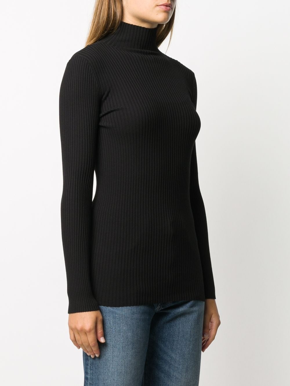 ribbed roll-neck jumper - 3