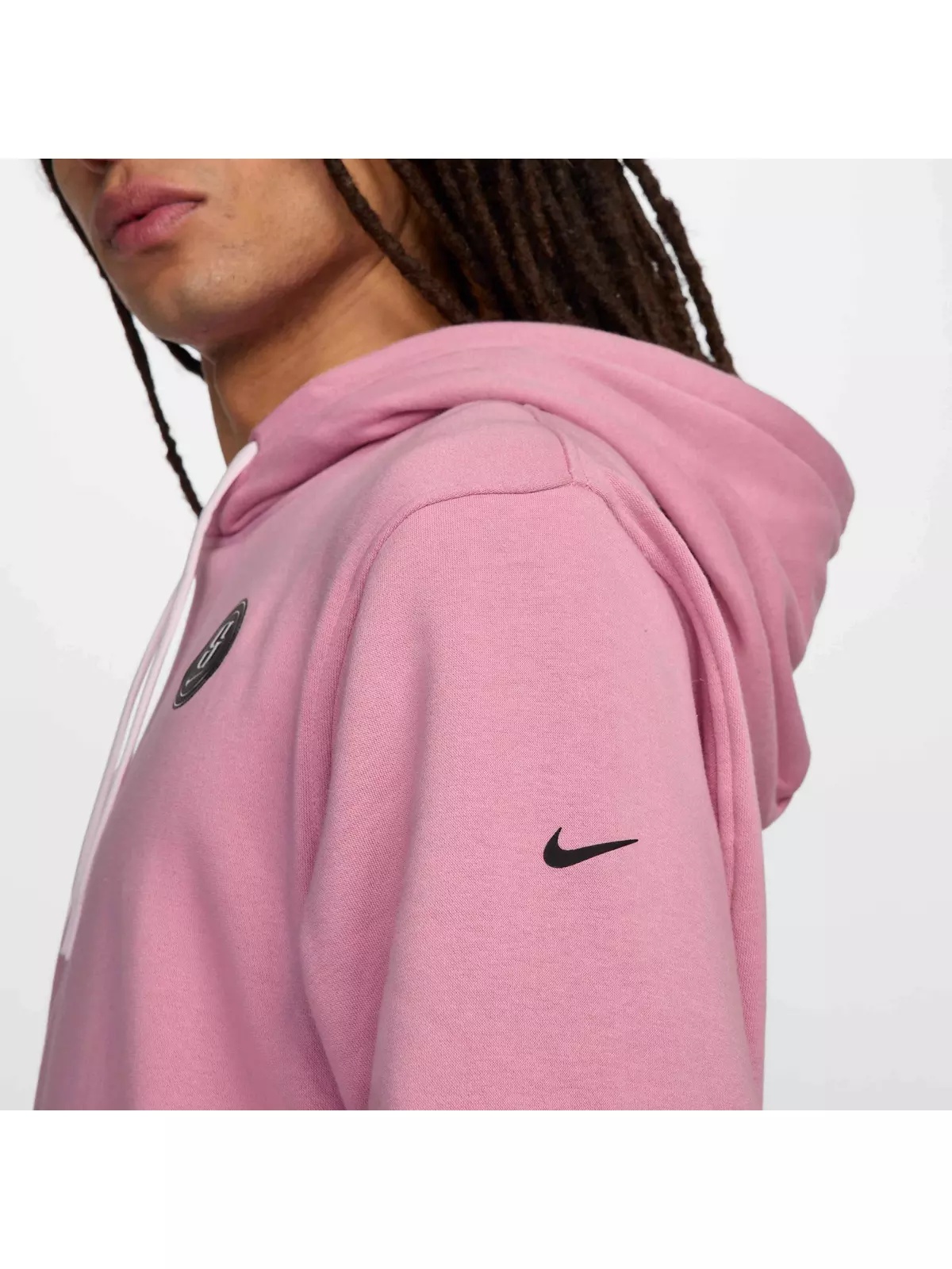 Sabrina Unisex Adult's Fleece Basketball Hoodie -Pink - 6