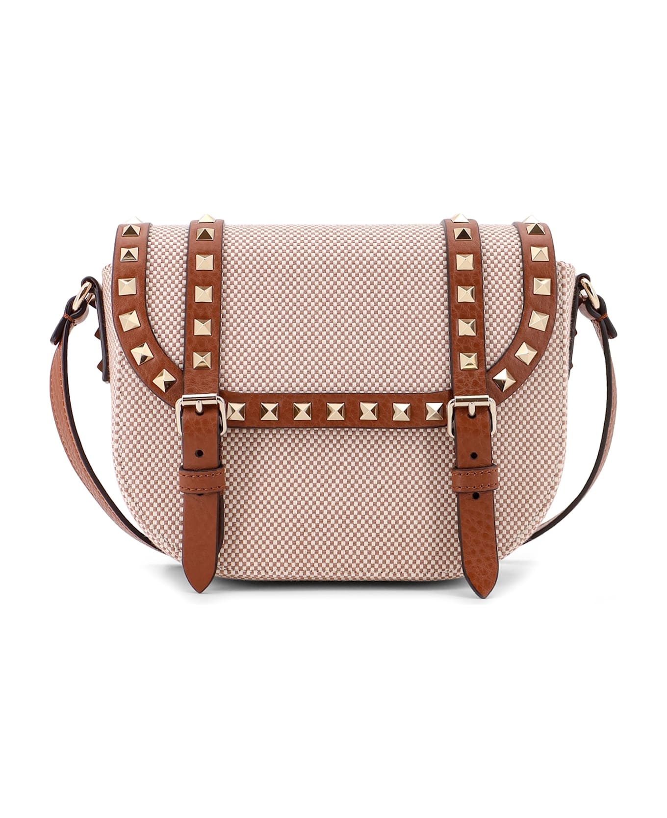 Messenger Rockstud Shoulder Bag - 1
