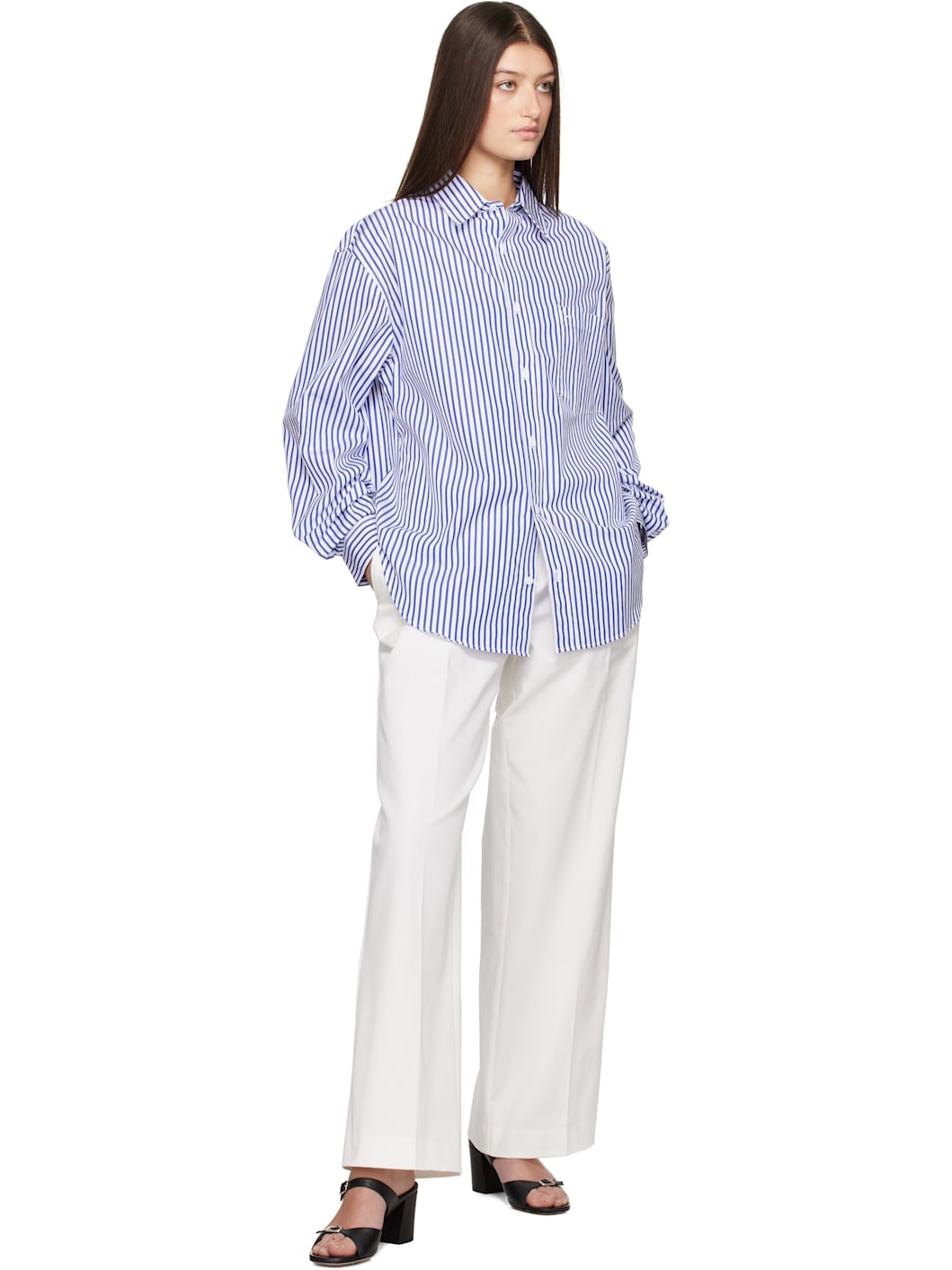 White Summer Chino Trousers - 4