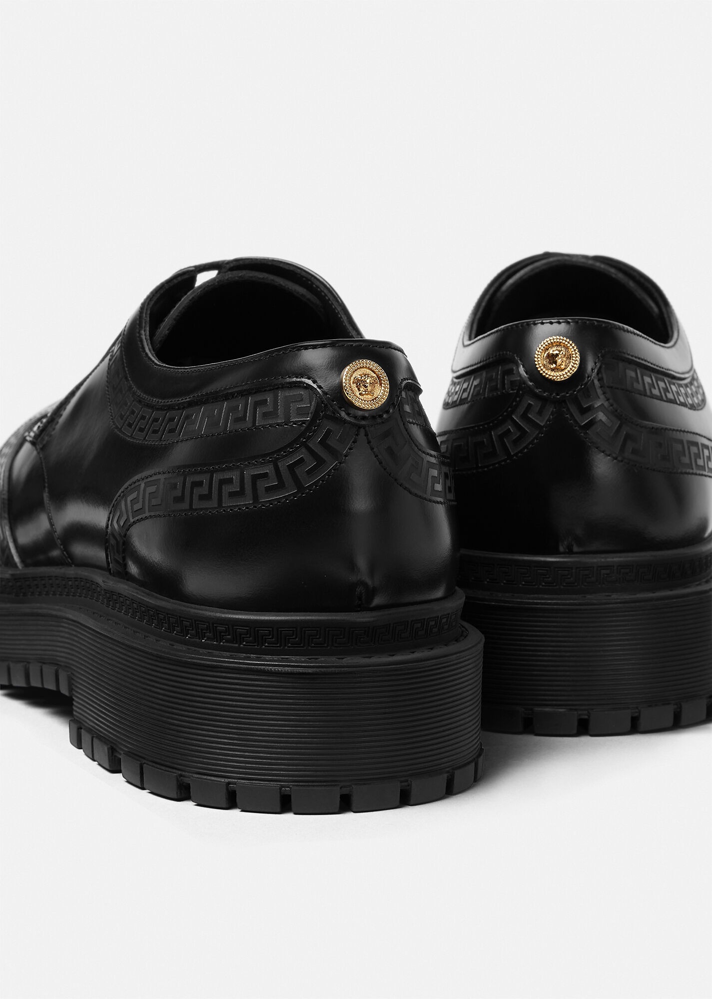 Greca Derby Shoes - 4
