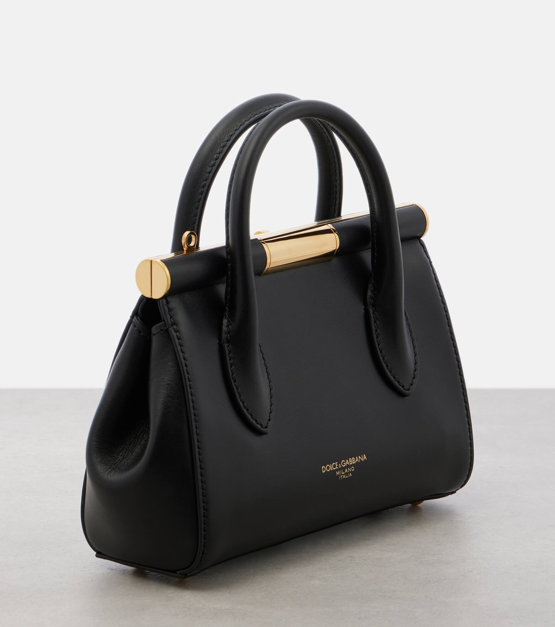 Marlene Small leather tote bag - 4