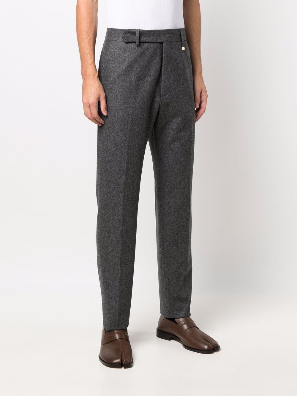 tailored straight-leg trousers - 3