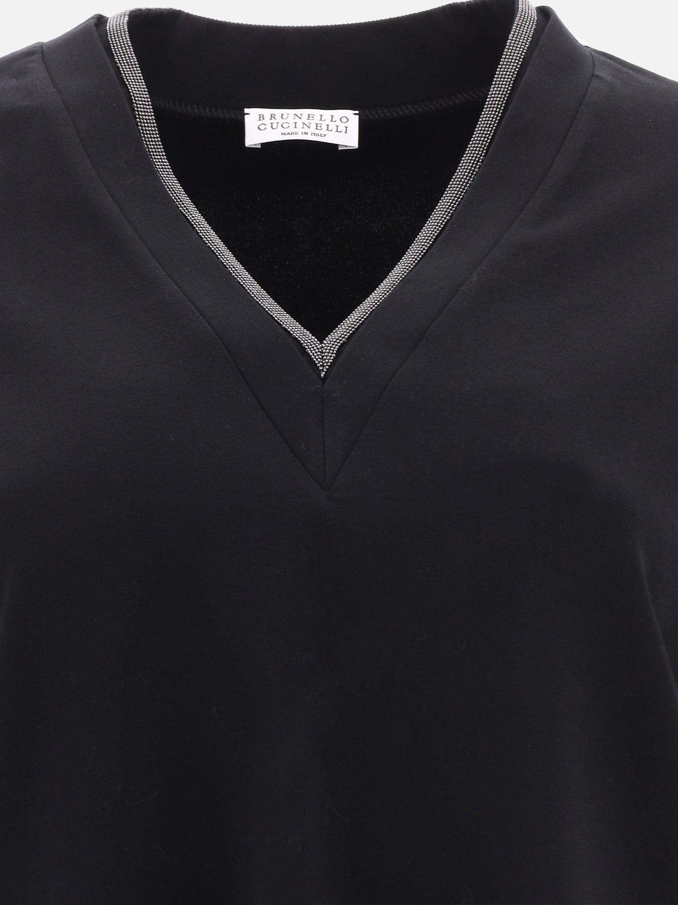 Tシャツ・カットソー BRUNELLO CUCINELLI T-SHIRT WITH PRECIOUS NECKLINE Brunello Cucinelli Precious Neckline T-shirt Brunello Cucinelli