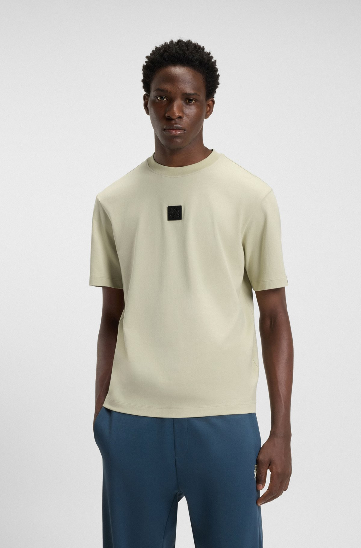 HUGO X RB T-SHIRT WITH BULL-GRAPHIC LOGO PATCH - 2
