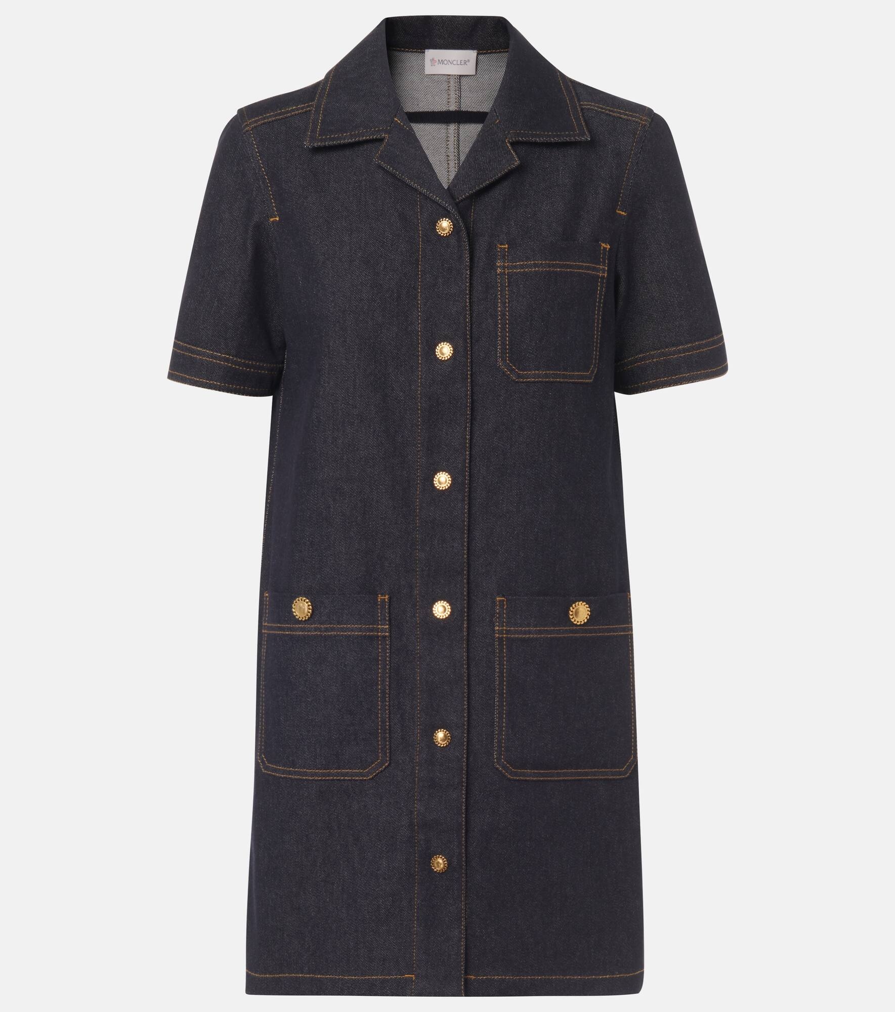 Denim shirt dress - 1