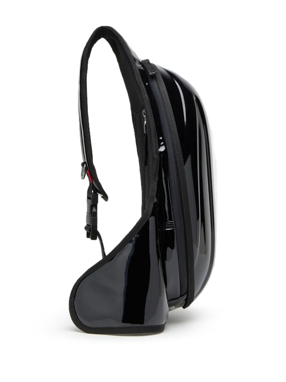 glossy-finish small backpack - 3