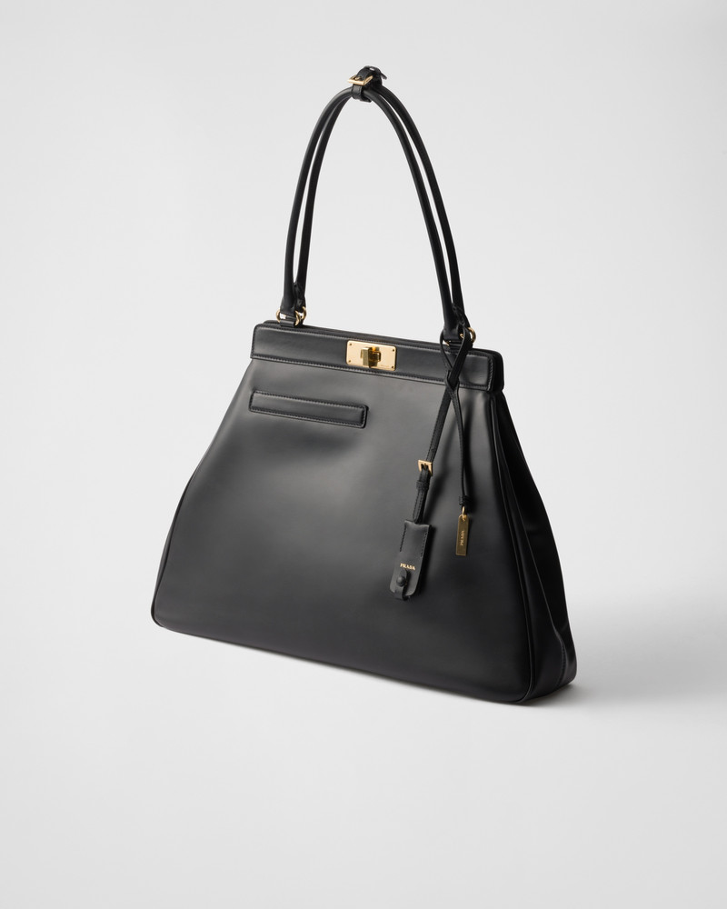 Prada Large leather tote bag outlook