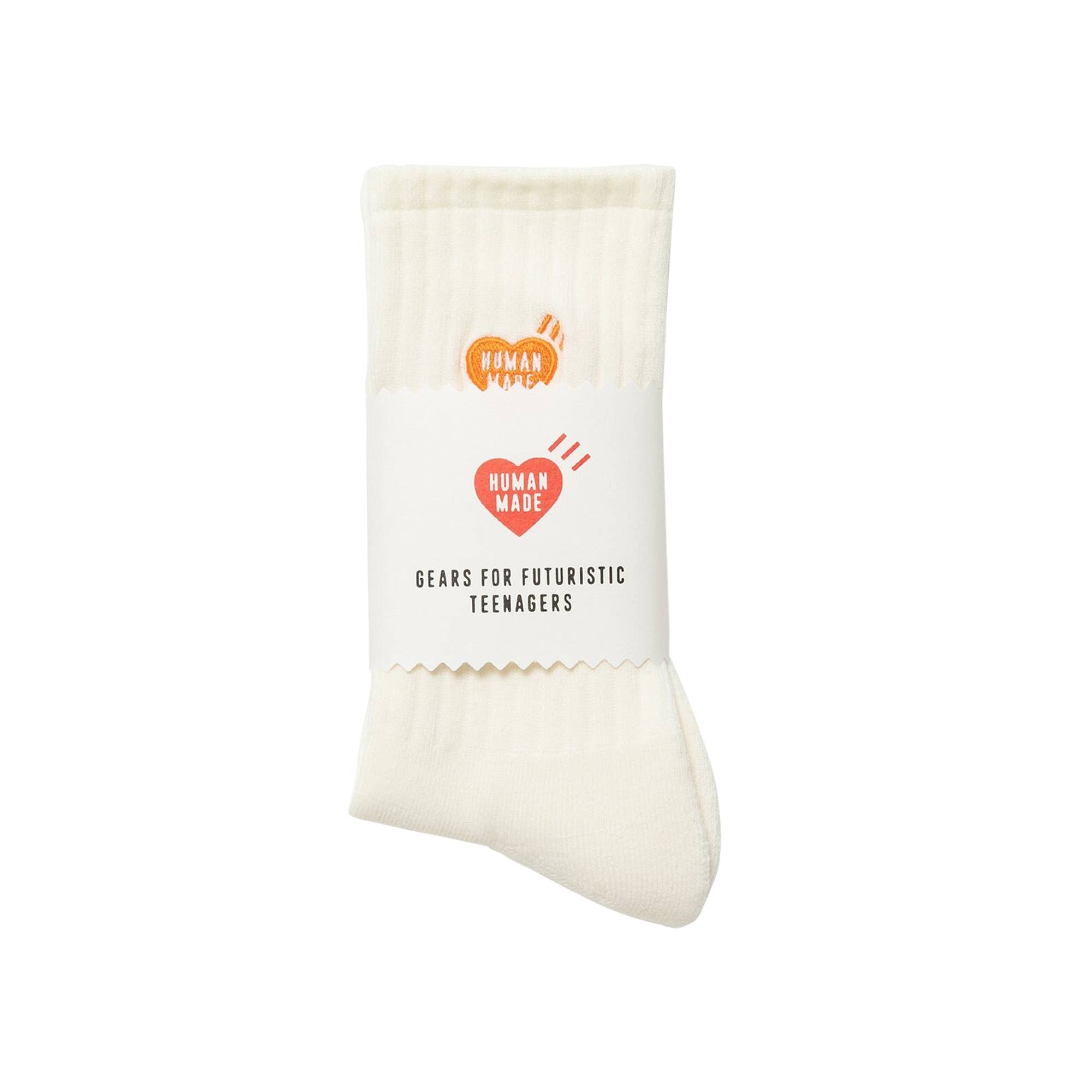 Human Made Pile Socks 'White' - 2