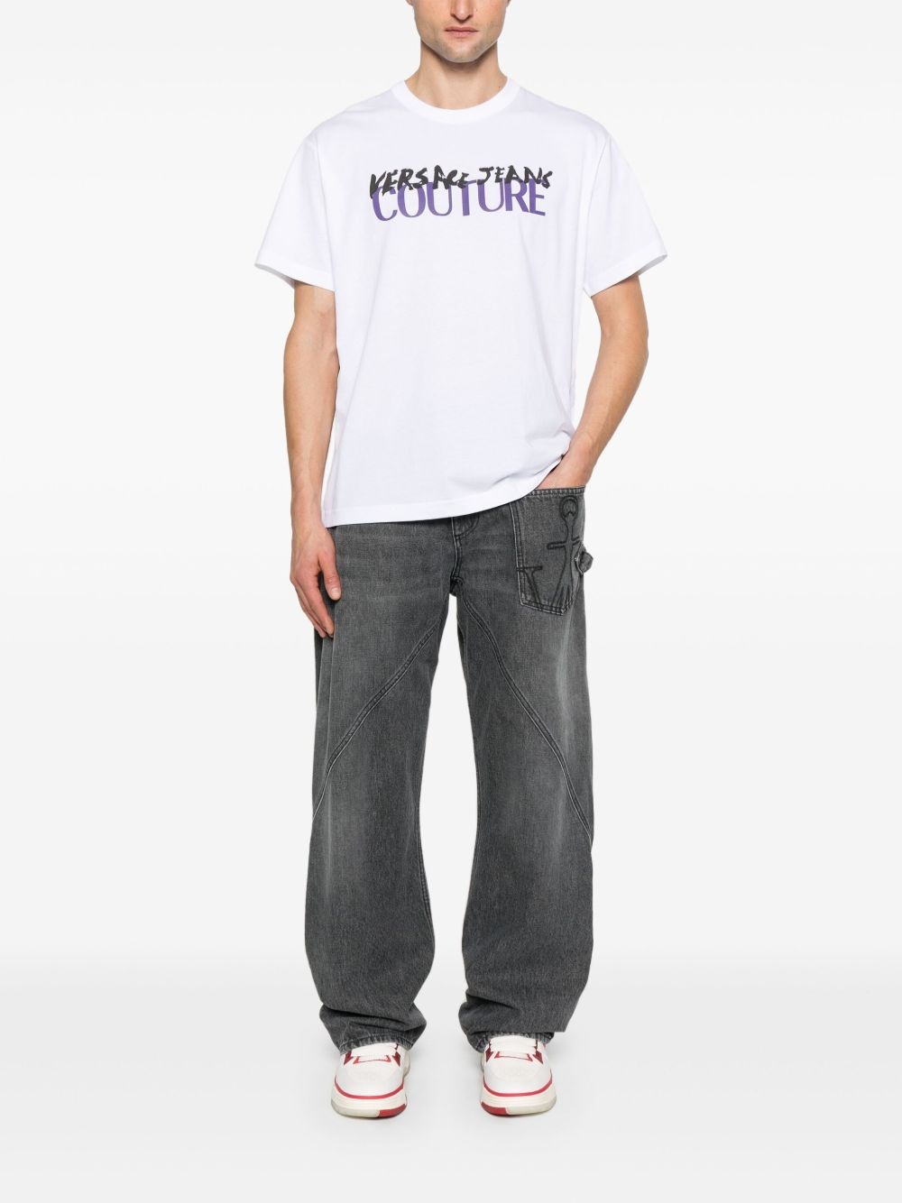 logo-print T-shirt - 2