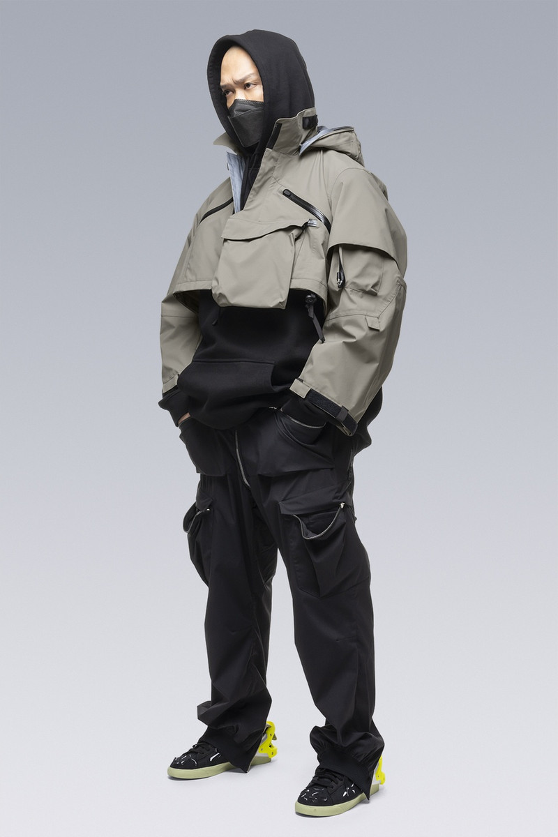 ACRONYM SAC-J6011 sacai / ACRONYM Crop Jacket Black | REVERSIBLE