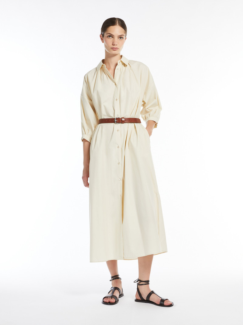 WEEKEND Max Mara CATONE Cotton canvas shirt dress outlook