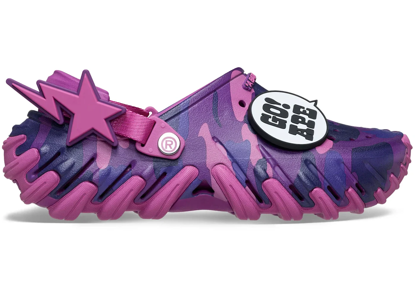 Crocs Echo RO Clog Bape Grapeberry Camo - 1