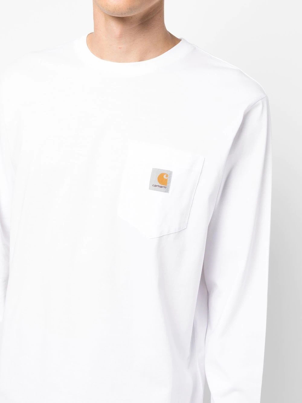 chest logo-patch detail T-shirt - 5