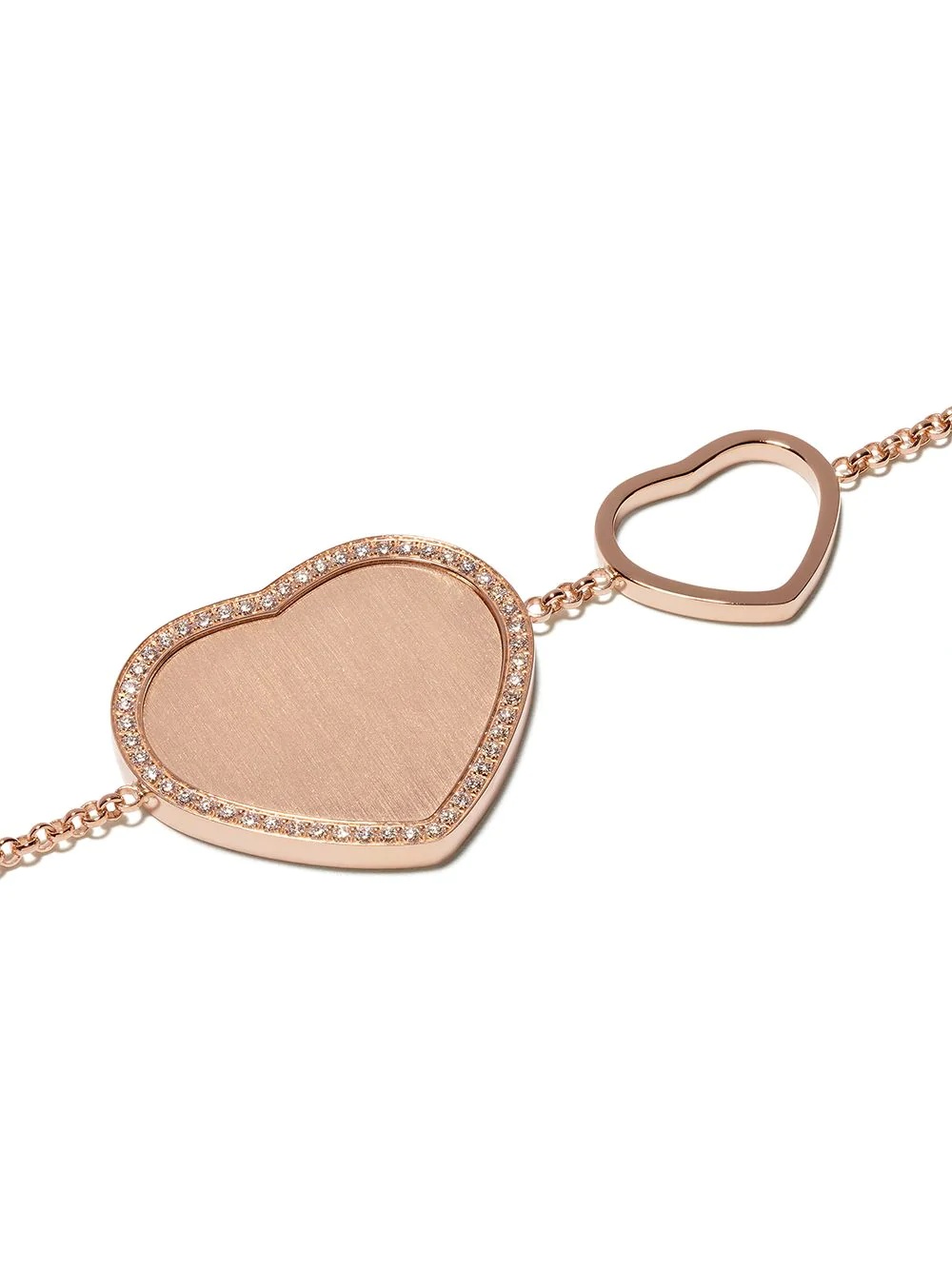 x 007 18kt rose gold Happy Hearts - Golden Hearts diamond sautoir necklace - 3