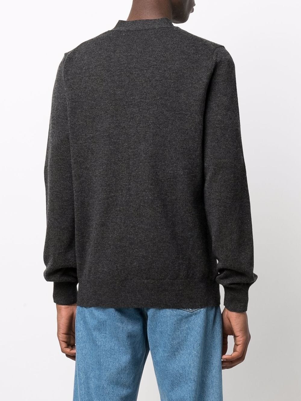 fine-knit wool cardigan - 4