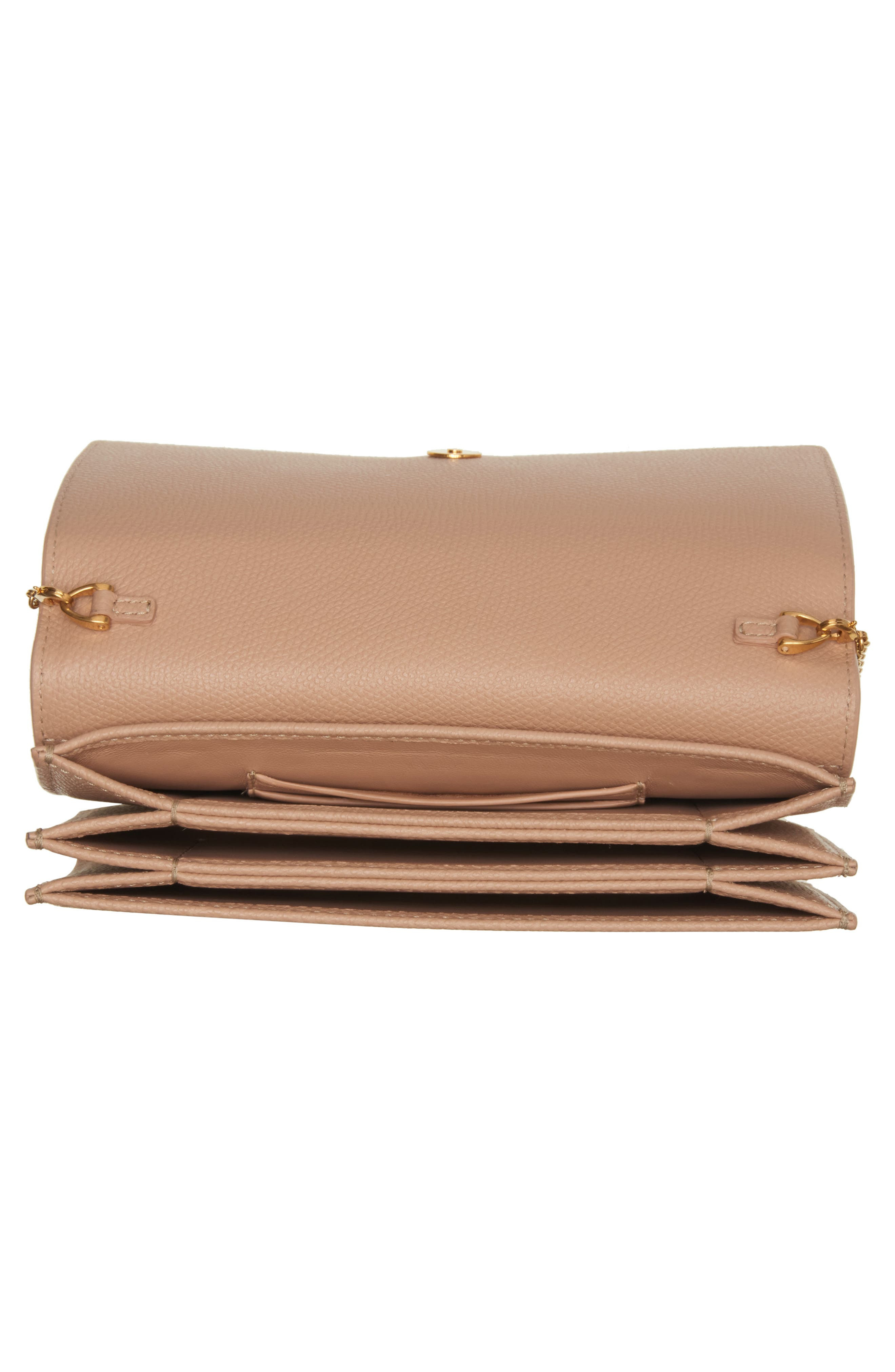 Valentino Garavani VLOGO Signature Leather Wallet on a Chain in Rose Sand at Nordstrom - 5
