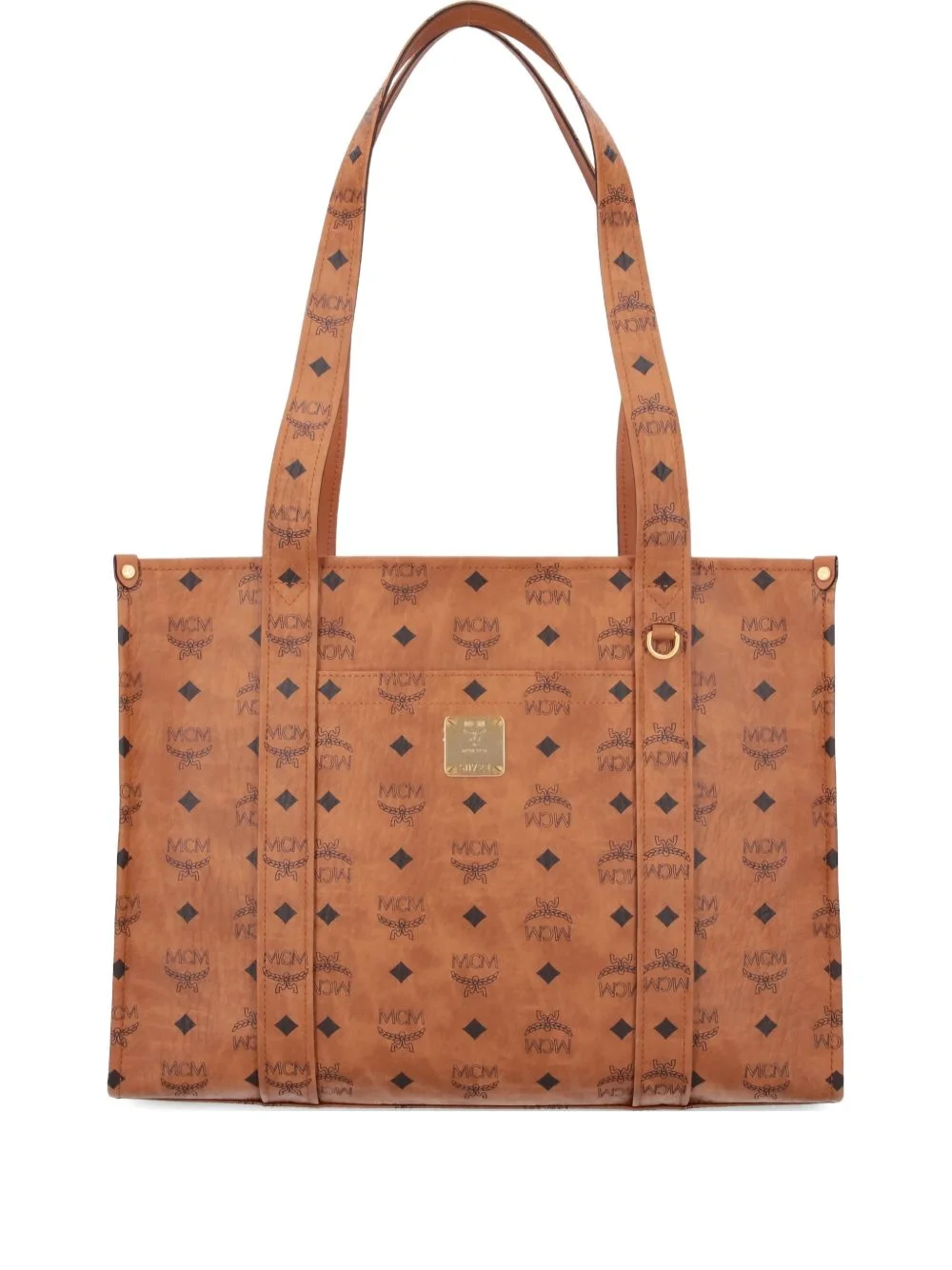 logo-print tote bag - 1