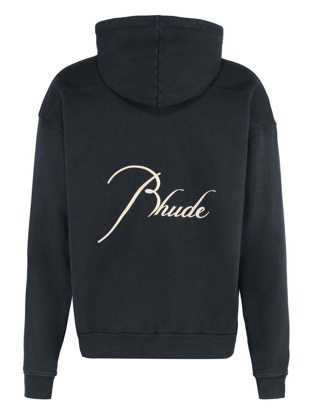 logo-embroidered hoodie - 2