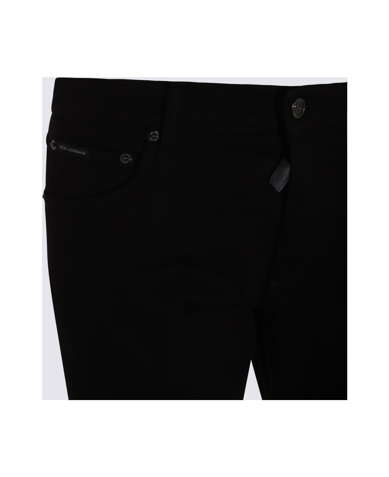 Black Cotton Jeans - 3