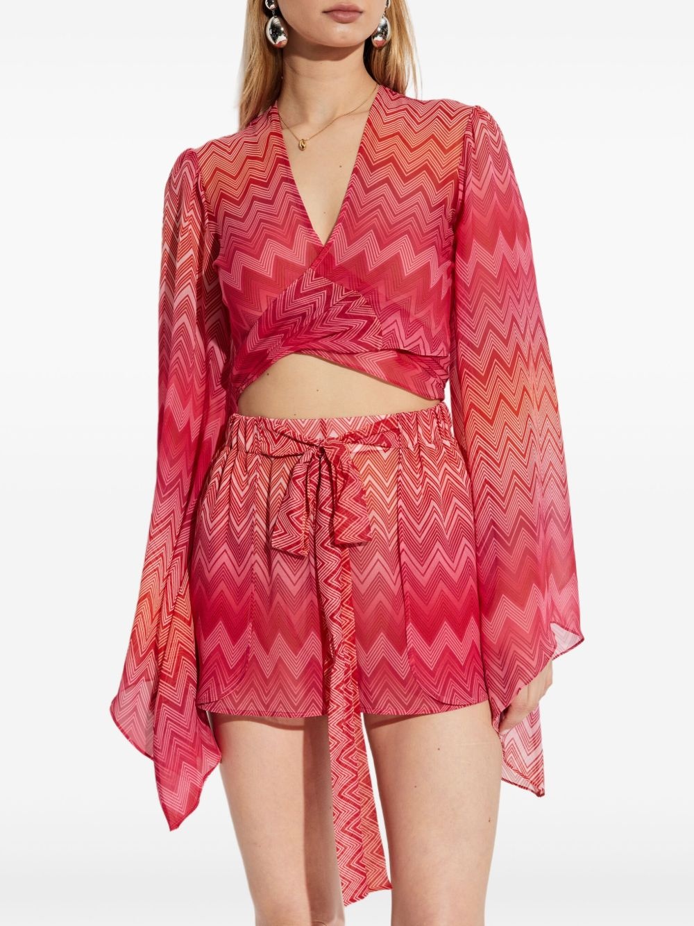 zigzag-woven top - 3