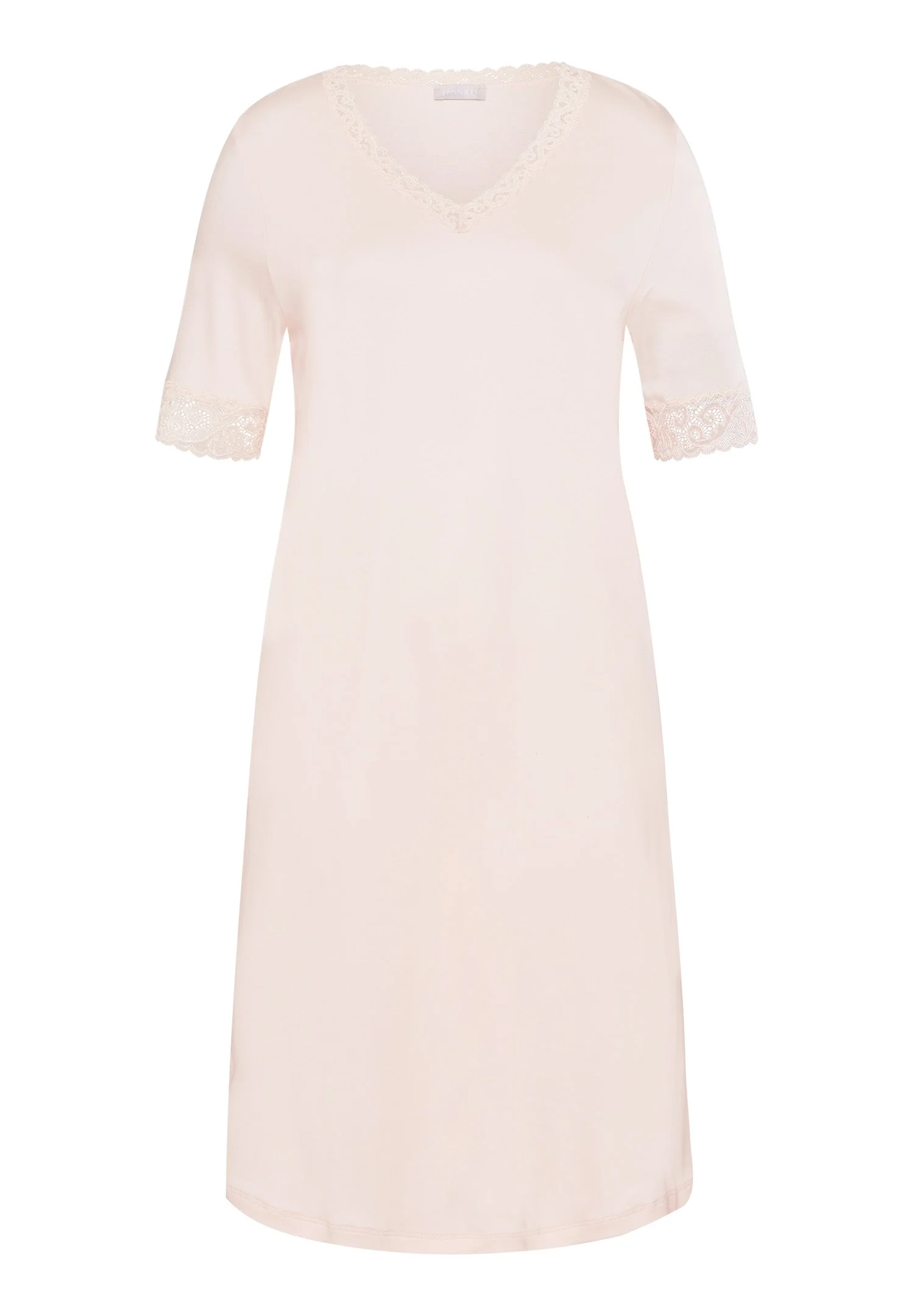 Moments Lace Trim Cotton Nightgown - 1