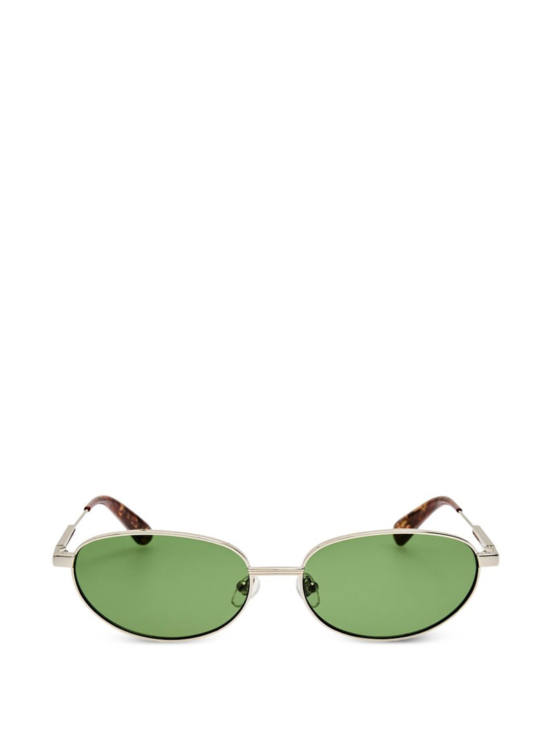oval-frame sunglasses 1