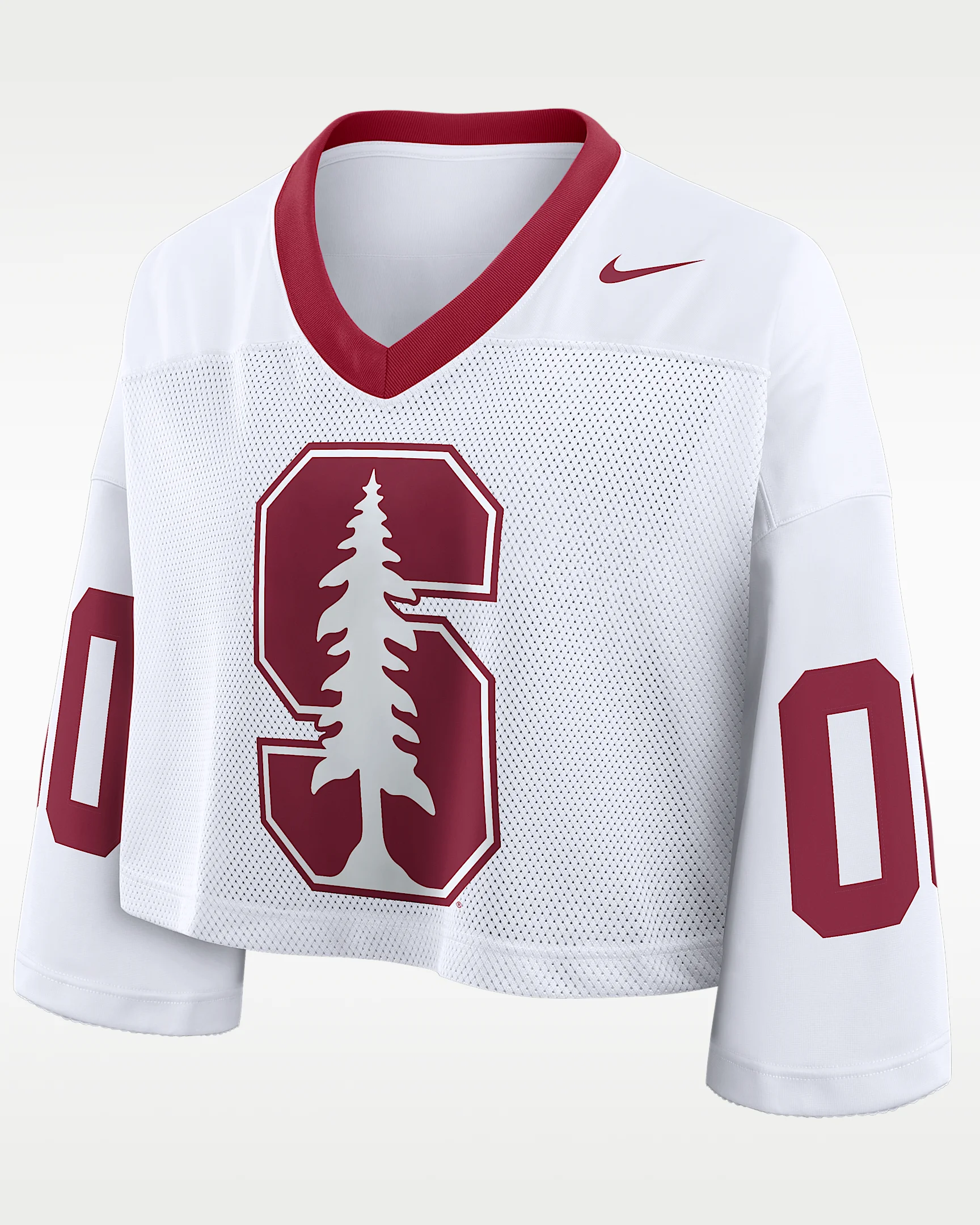 Stanford Logo Women's Nike Dri-FIT College Cropped Jersey - 1
