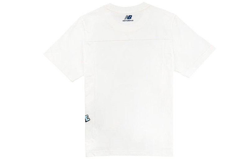 New Balance (WMNS) New Balance Side Creative Logo Casual Short Sleeve White NEA23022-IV outlook