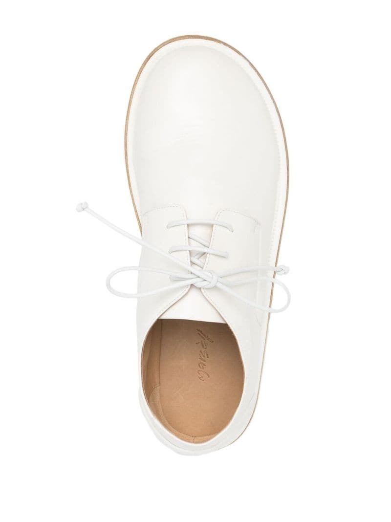 leather lace-up shoes - 5