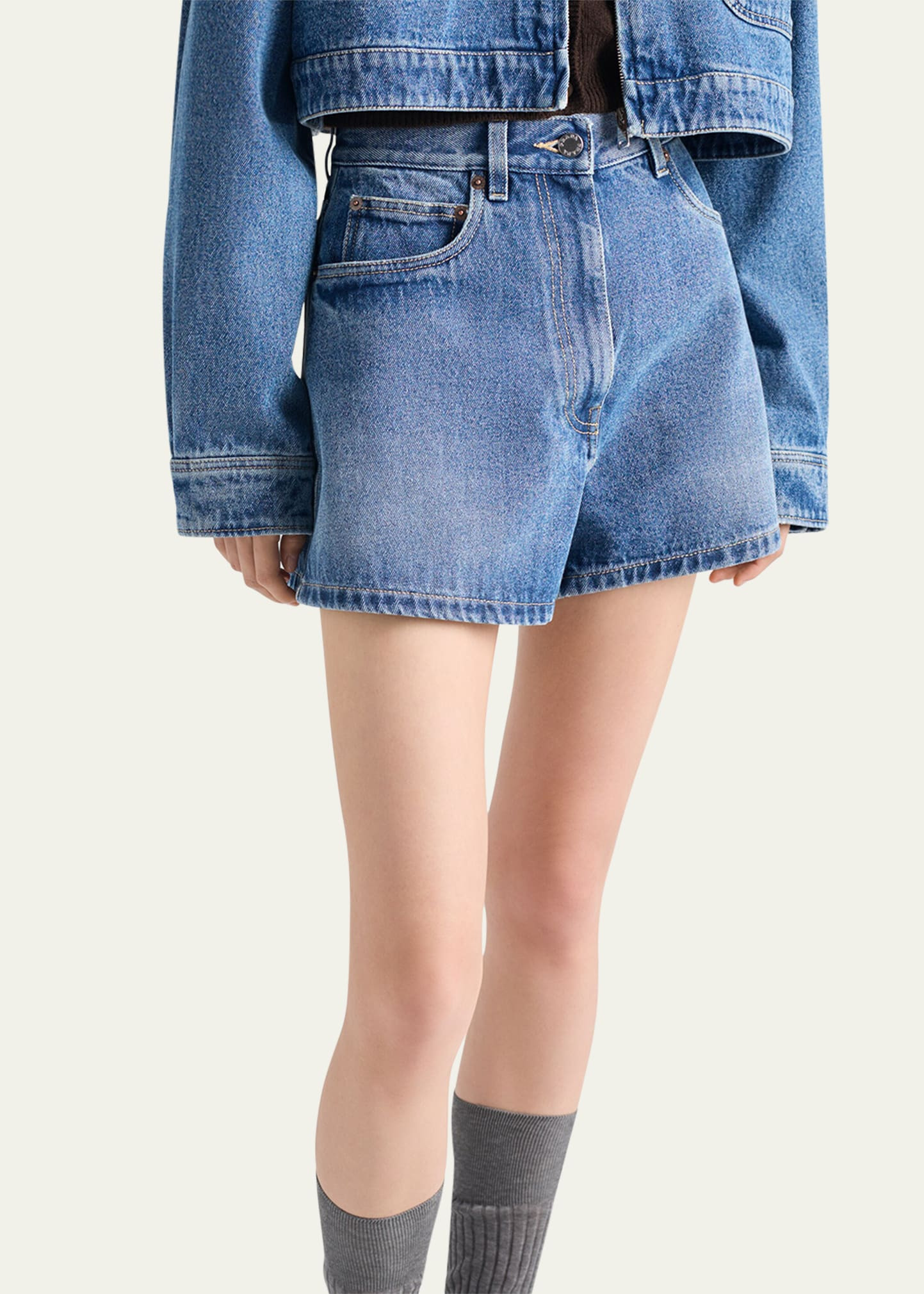 Denim Jean Shorts - 4