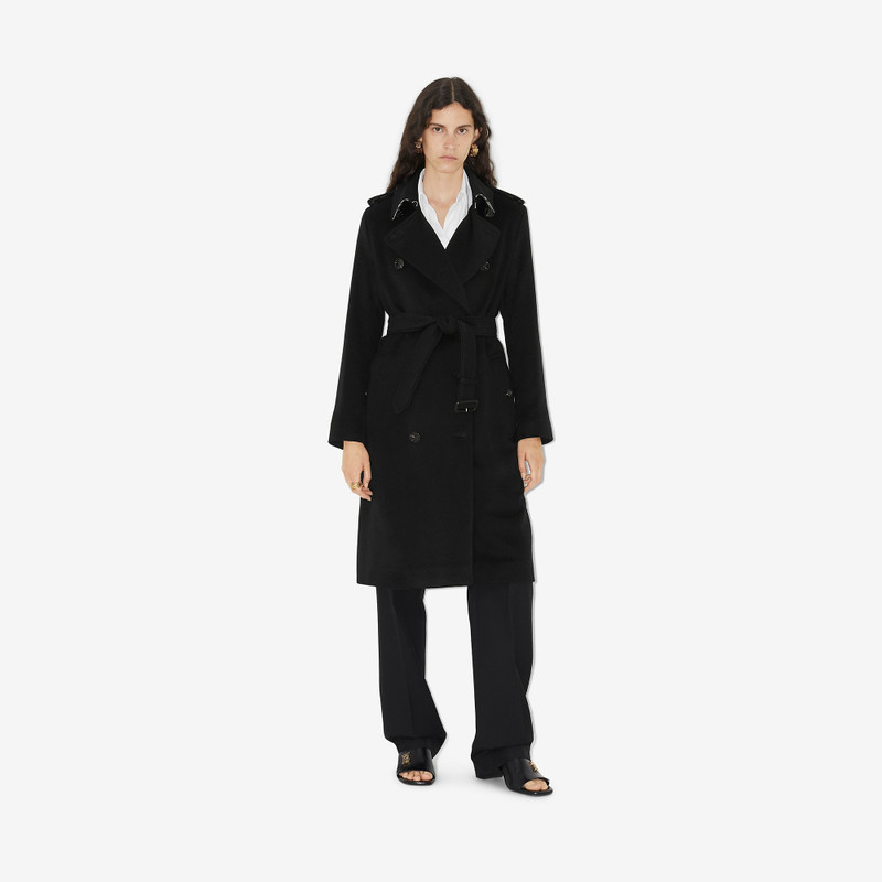 Burberry Cashmere Kensington Trench Coat outlook