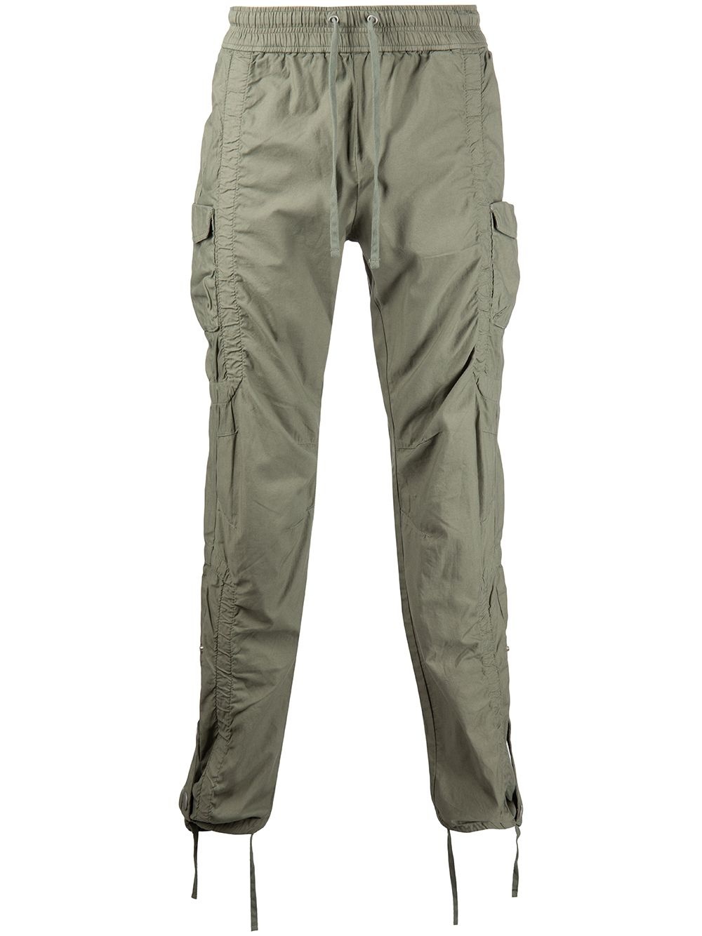 drawstring cargo trousers - 1