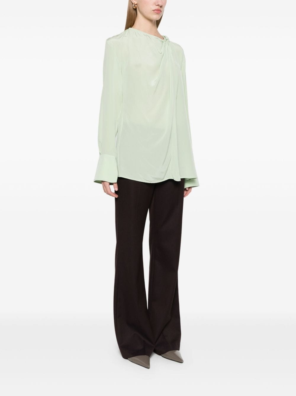 twist-detail blouse - 3