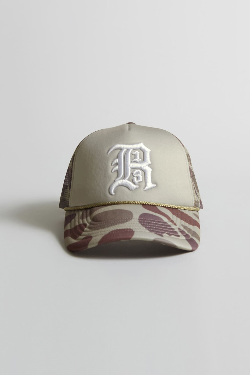R13 R13 TRUCKER HAT - CAMOUFLAGE outlook