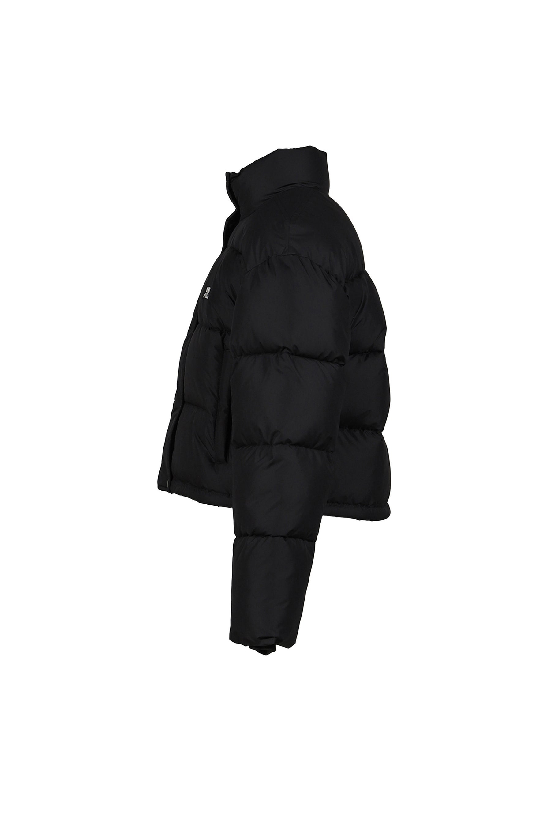 AC NYLON PUFFER JACKET / BLACK - 3