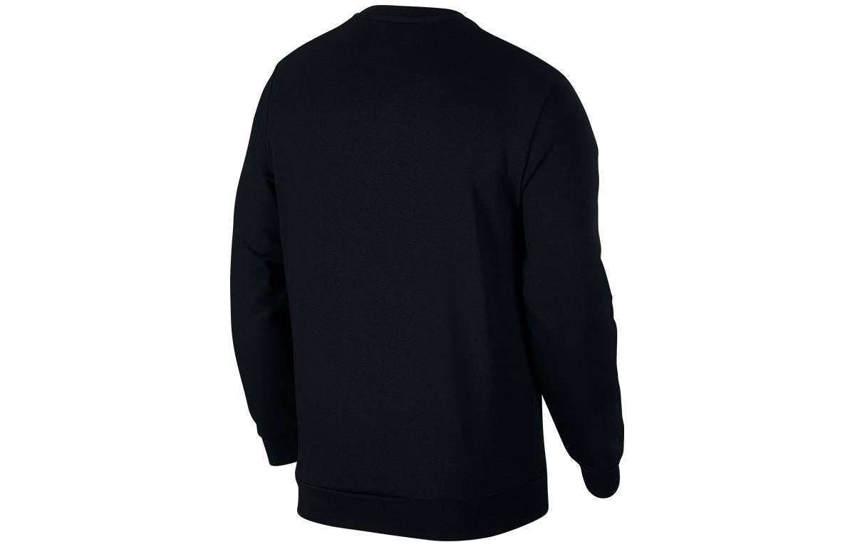 Air Jordan Large Logo Casual Sports Round Neck Pullover Black AR4785-010 - 2