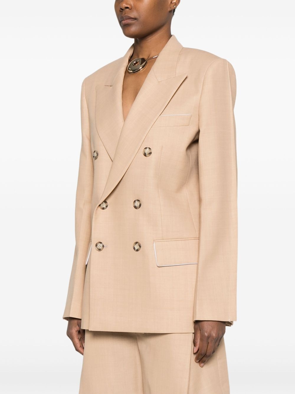 double-breasted blazer - 3