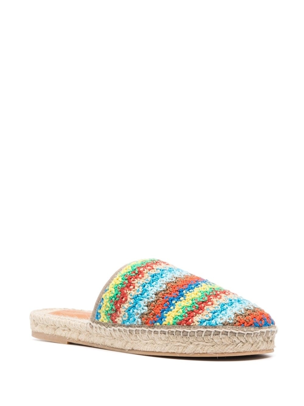 interwoven stripe-pattern slides - 2