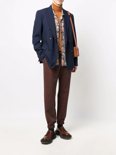 Etro elasticated tailored trousers outlook