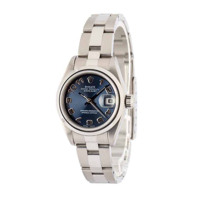 Rolex Ladies Datejust 79160 Blue Concentric Dial - 2
