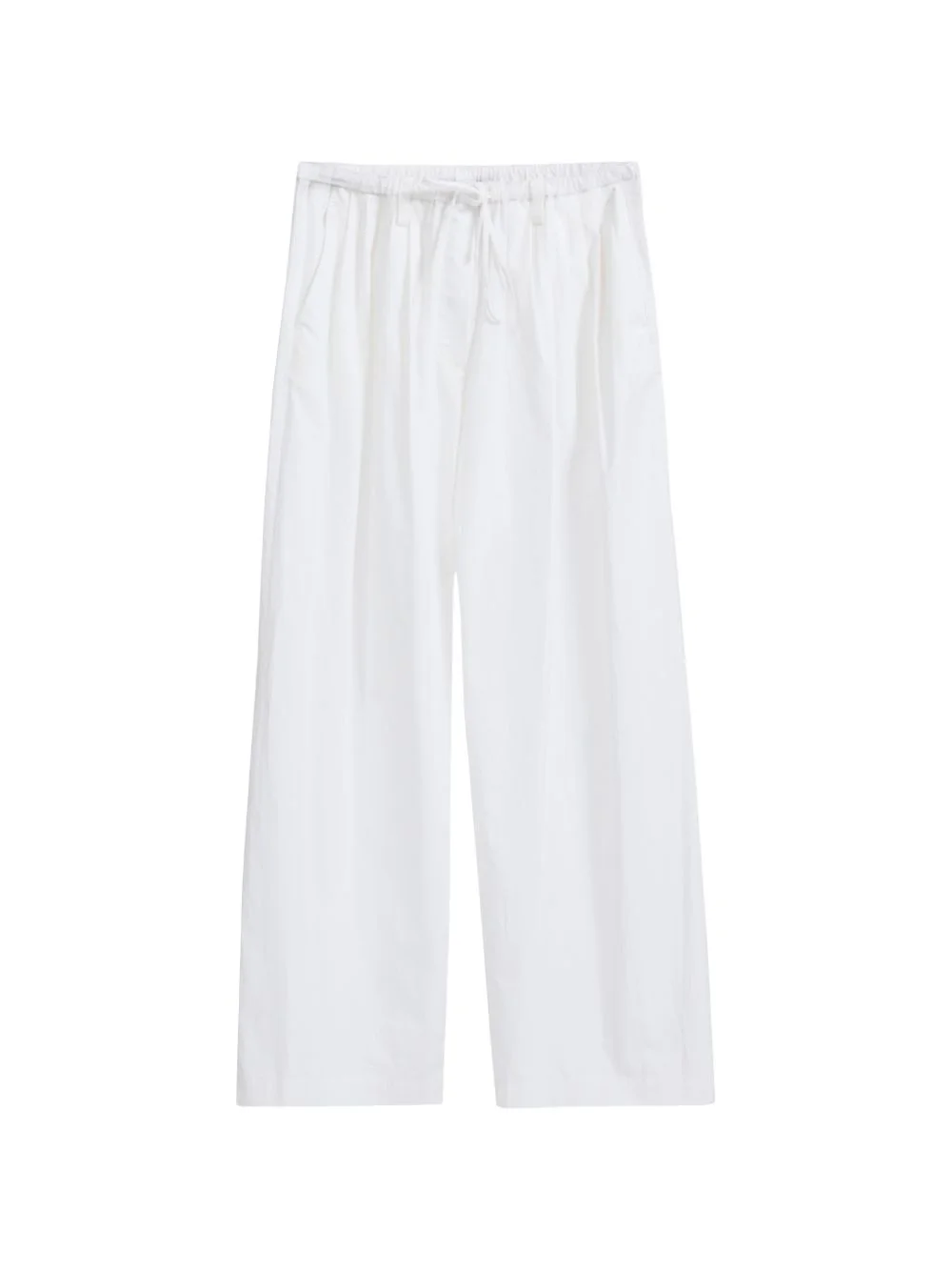 drawstring wide-leg trousers - 1