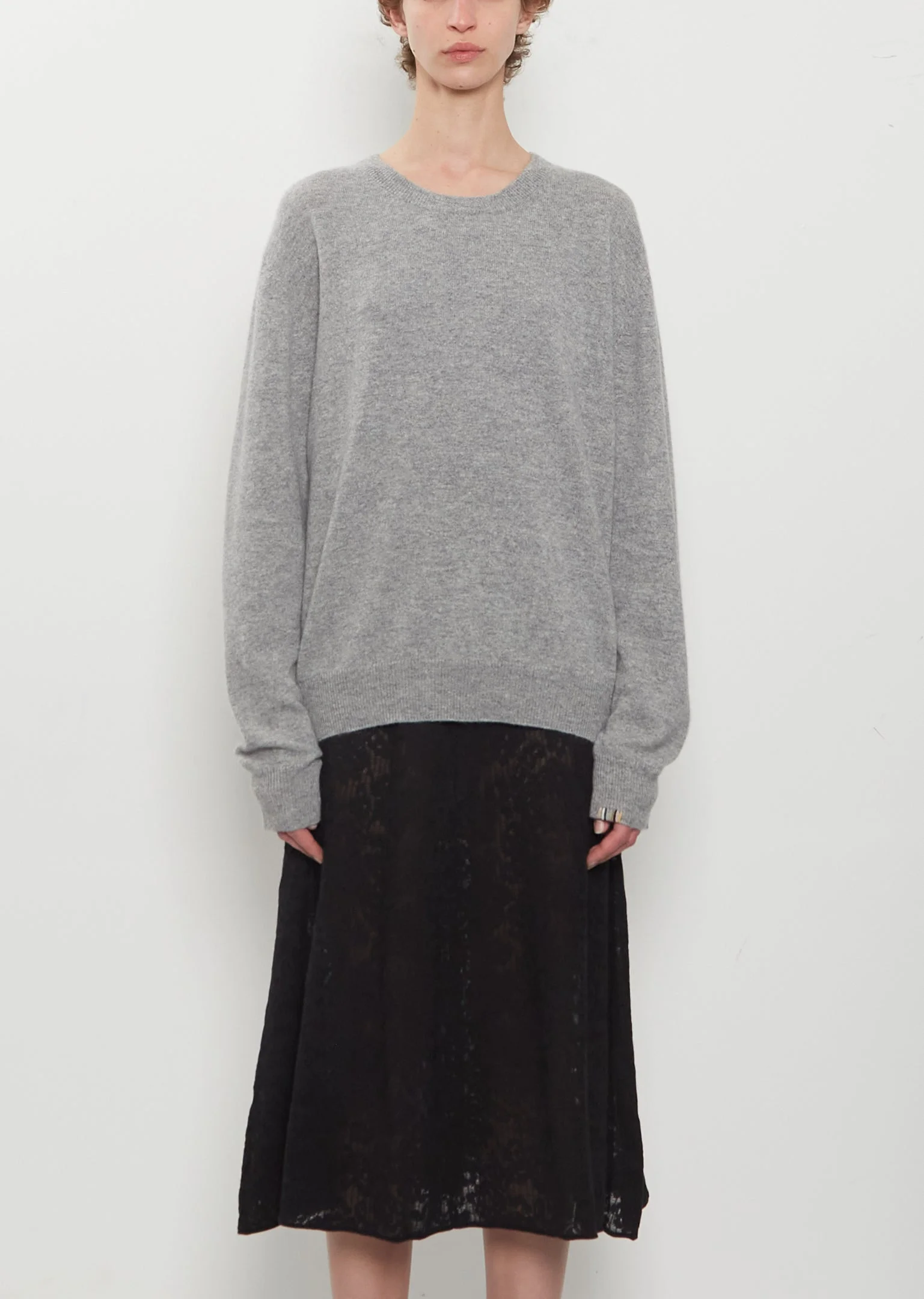 n°397 Bis Cashmere Crewneck — Goat - 1